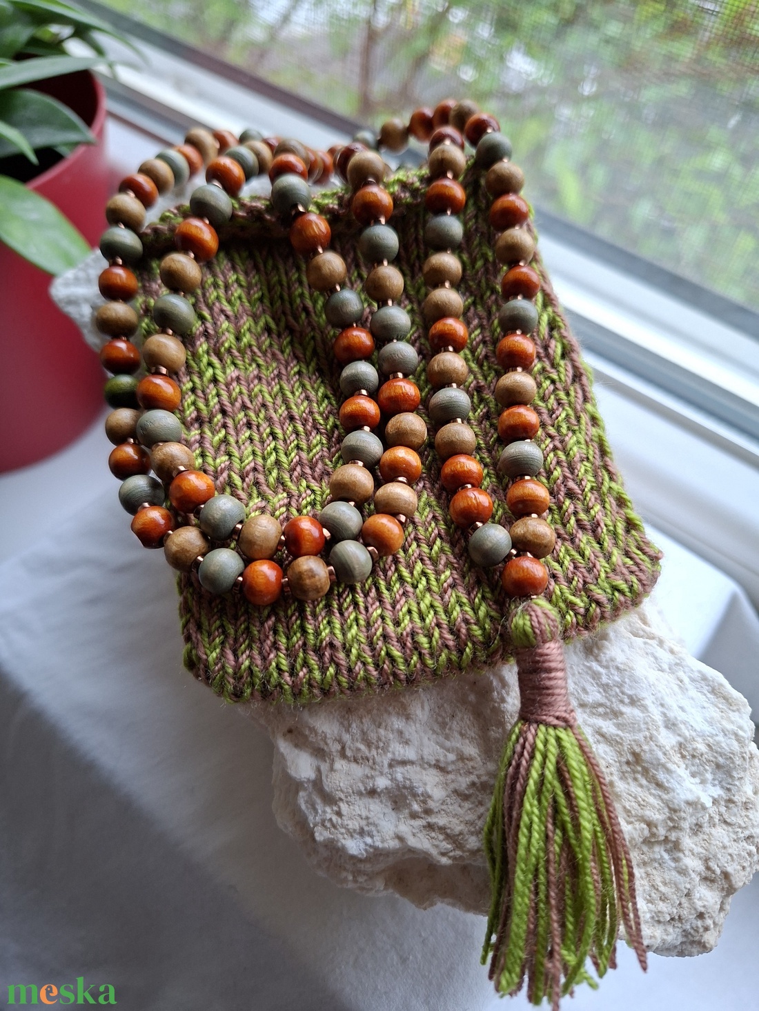 108 szemes meditációs mala szett � Csendes Föld / Erdei Ősz (8mm) - otthon & életmód - dekoráció - spiritualitás - mala - Meska.hu