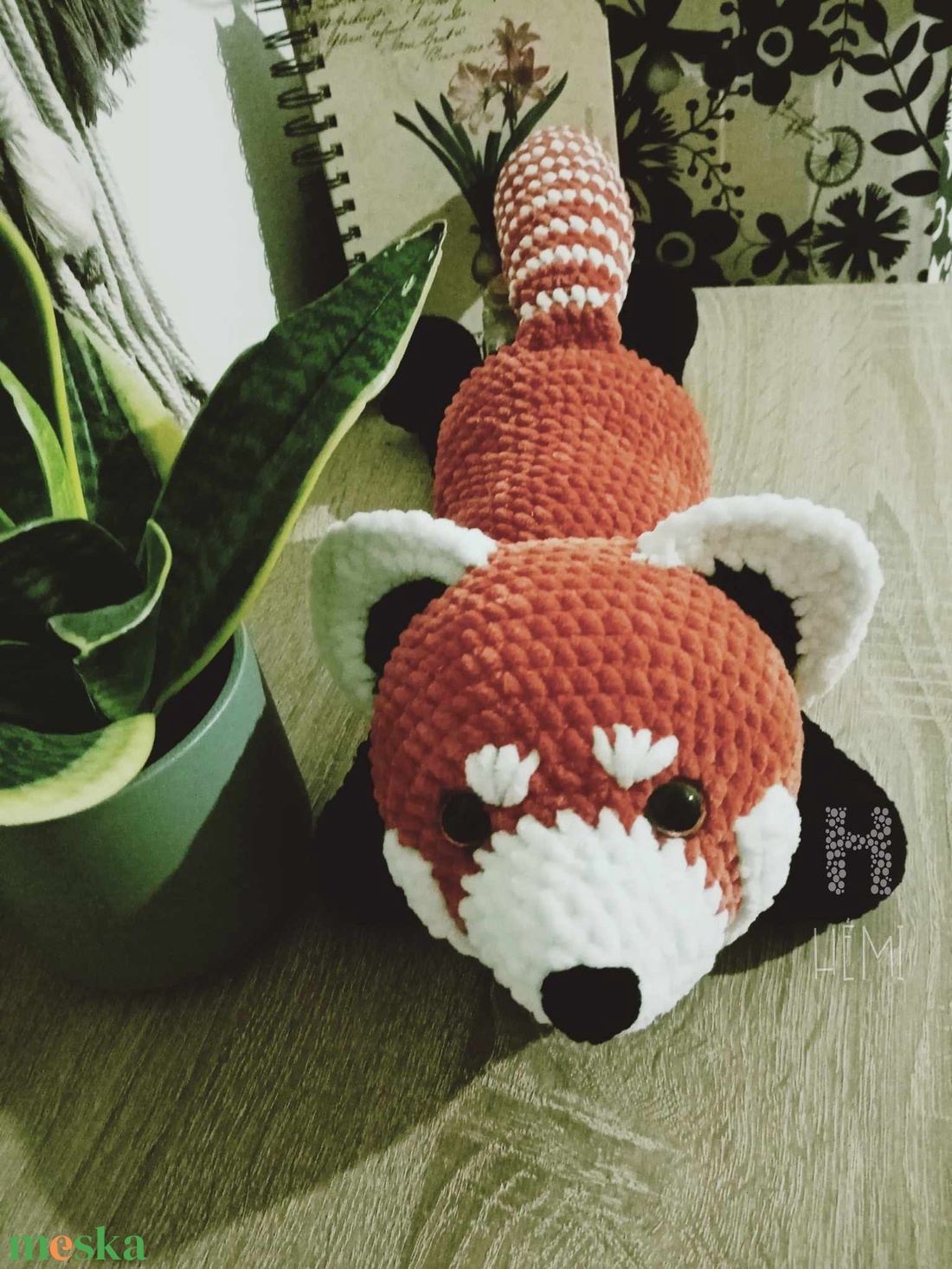 Pandi a vörös panda - játék & sport - plüssállat & játékfigura - maci - Meska.hu