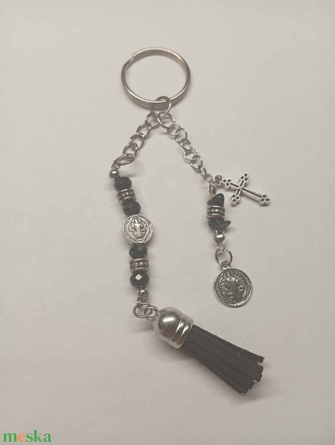 Kulcstartó - Szent Benedek  - táska & tok - kulcstartó & táskadísz - kulcstartó - Meska.hu