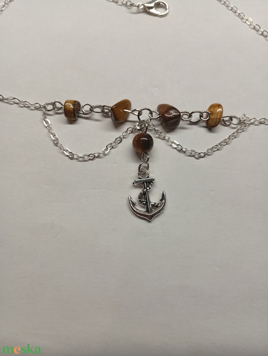 Ásványos choker medállal - esküvő - ékszer - nyaklánc - Meska.hu