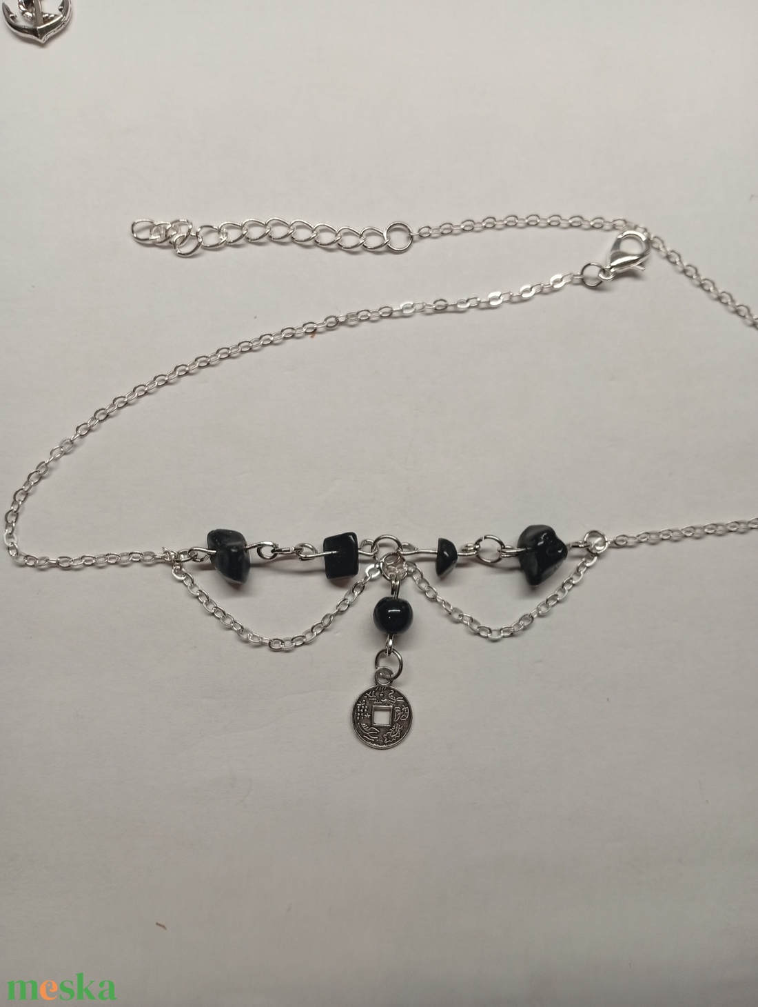 Ásványos choker medállal  - esküvő - ékszer - nyaklánc - Meska.hu