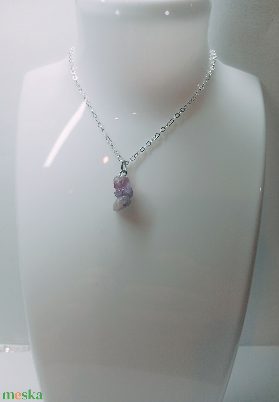 Ásványos 2in1 nyaklánc  - ékszer - nyaklánc - hosszú nyaklánc - Meska.hu