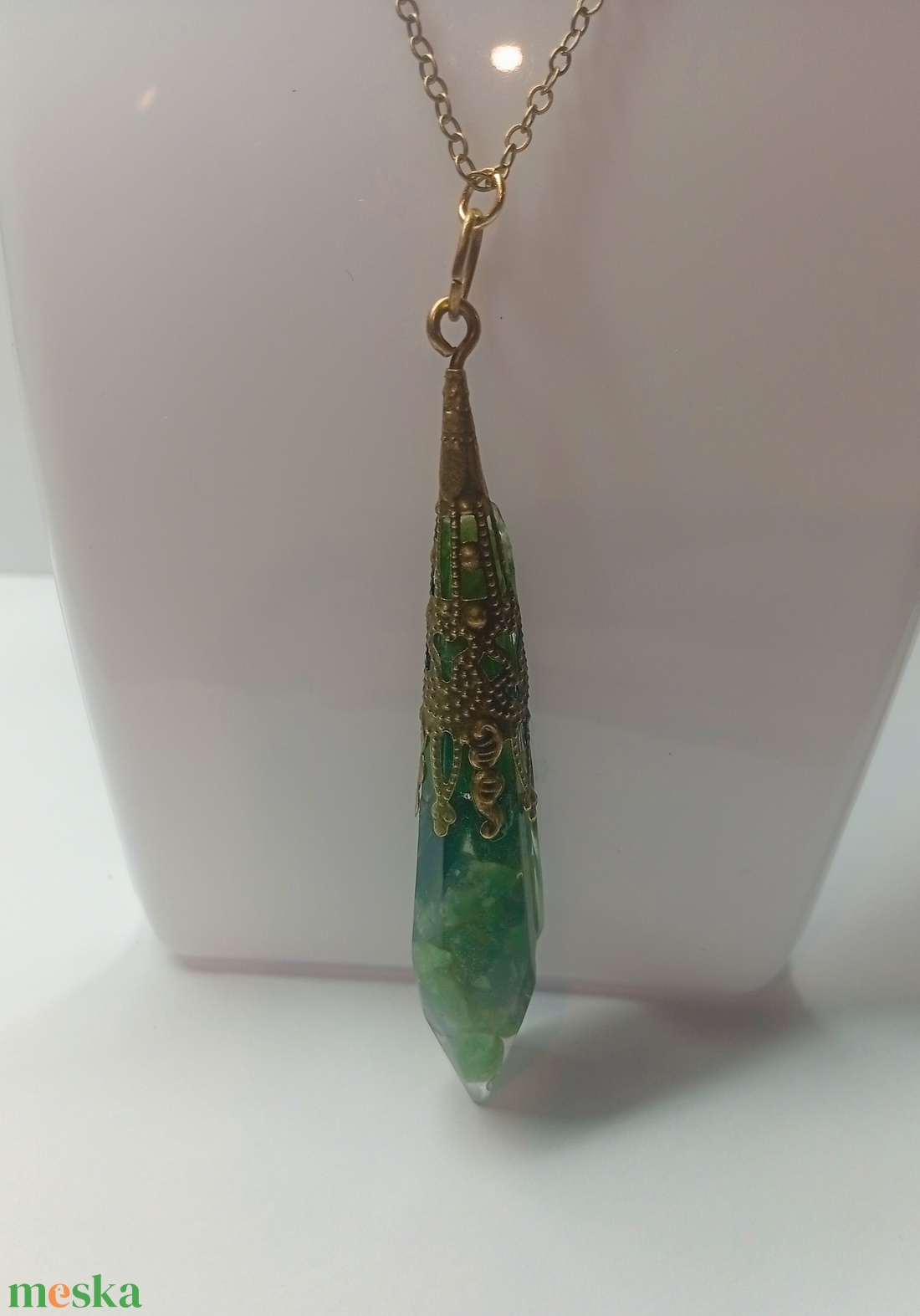 Ásványos 2in1 nyaklánc  - ékszer - nyaklánc - hosszú nyaklánc - Meska.hu