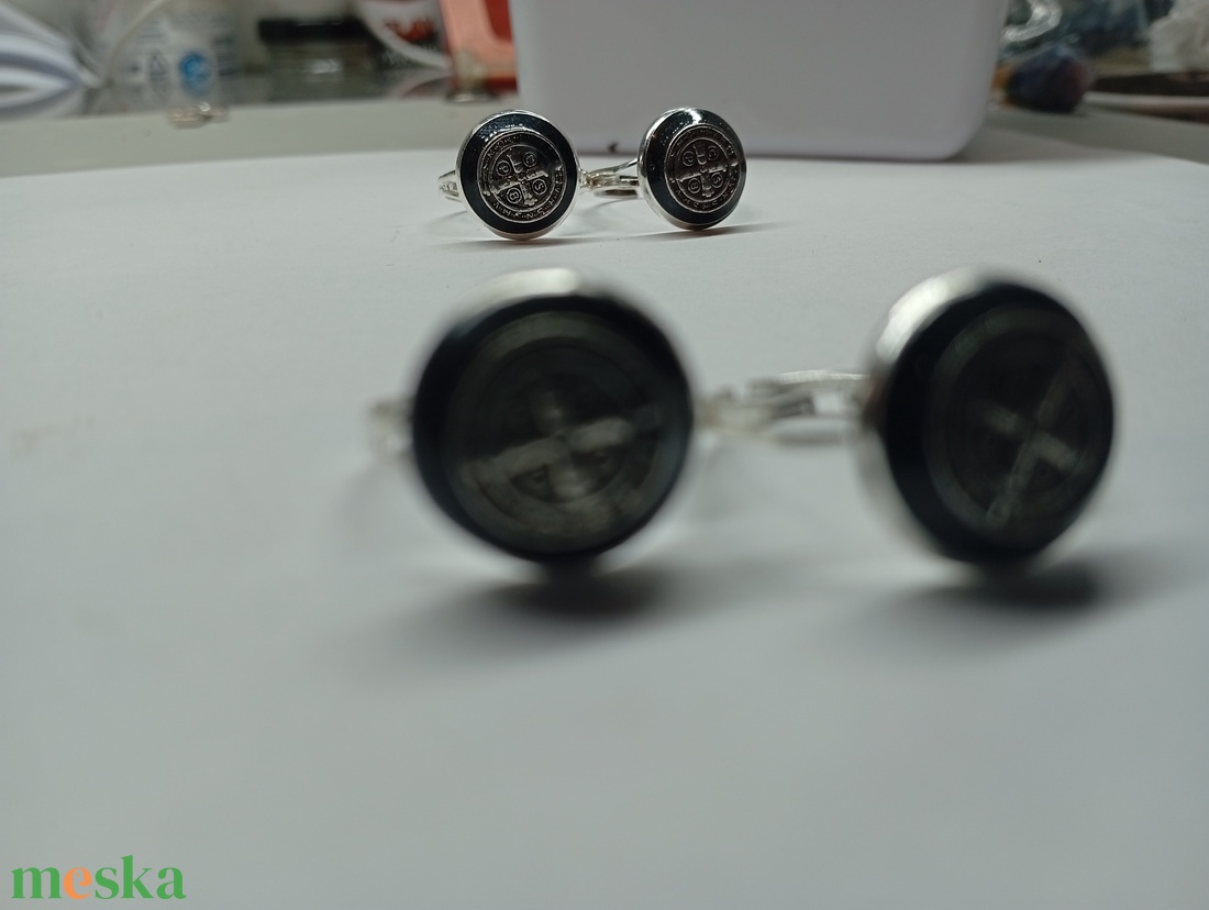 Szent Benedek gyűrű  - ékszer - gyűrű - üveglencsés gyűrű - Meska.hu