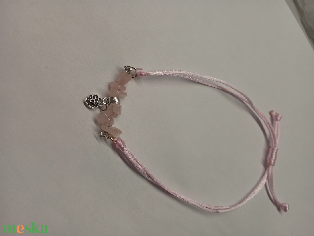 Ásványos állítható karkötő  - ékszer - karkötő - ásványkarkötő - Meska.hu