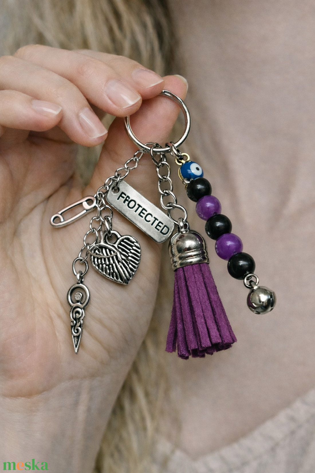 Védelmi kulcstartó  - táska & tok - kulcstartó & táskadísz - kulcstartó - Meska.hu