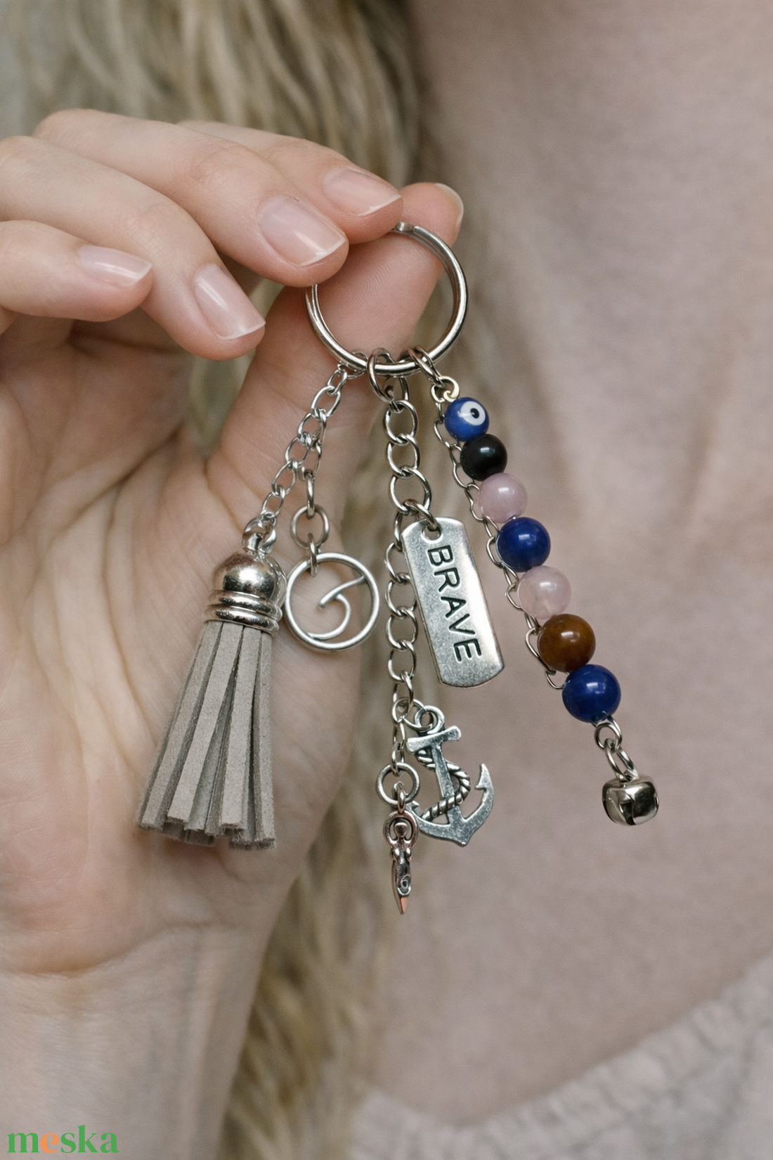 Bátorság kulcstartó  - táska & tok - kulcstartó & táskadísz - kulcstartó - Meska.hu