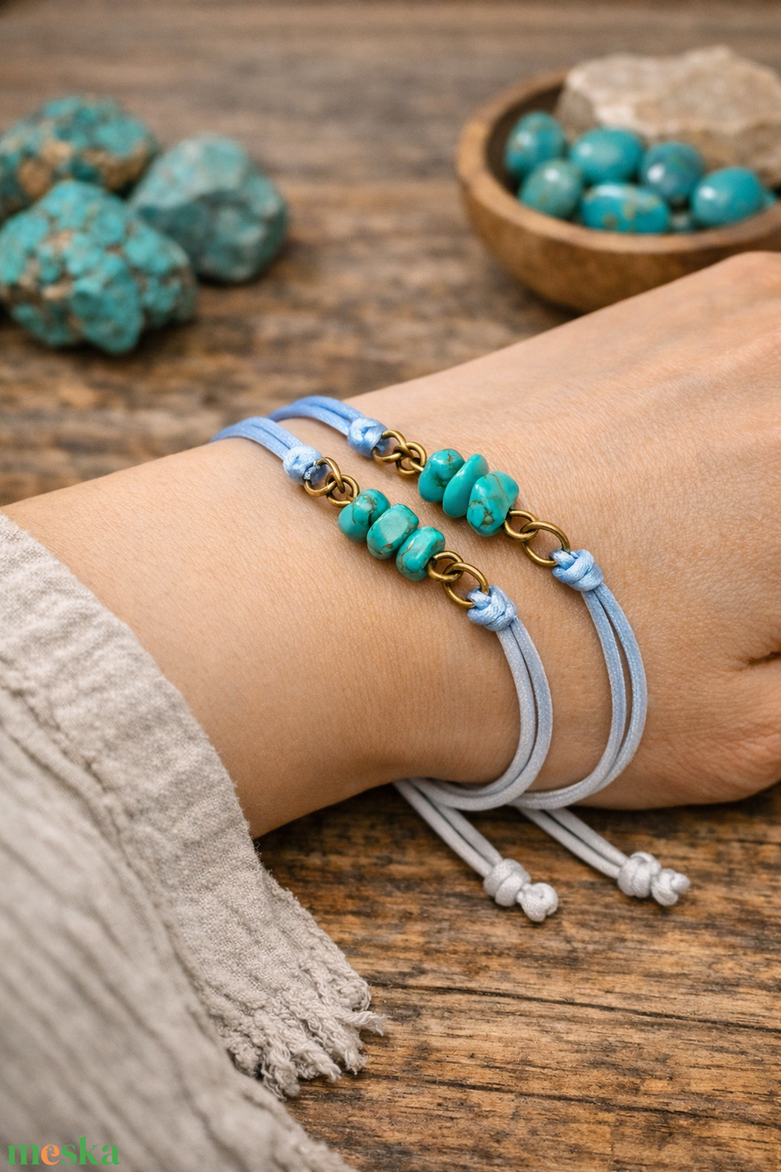 Ásványos karkötő  - ékszer - karkötő - ásványkarkötő - Meska.hu
