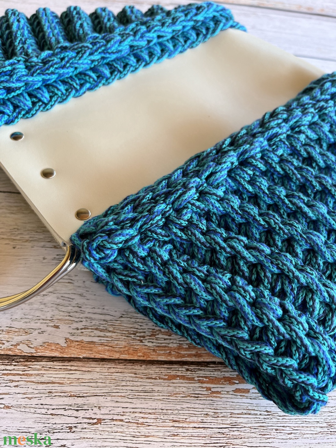 Horgolt kézi táska - táska & tok - kézitáska & válltáska - kézitáska - Meska.hu