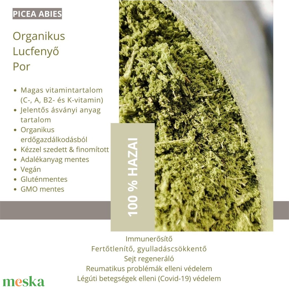 Organikus lucfenyő por 15 gramm - átmeneti készlethiány - élelmiszer - fűszer - Meska.hu Organikus lucfenyő por 15 gramm - átmeneti készlethiány - élelmiszer - fűszer - Meska.hu