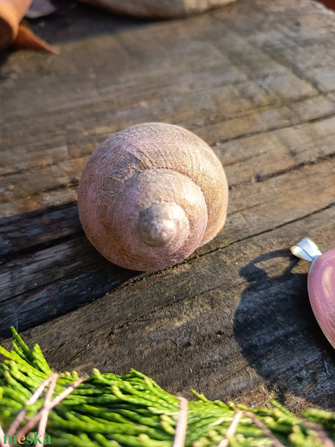 Füstölő készlet négylevelű lóherével készült amulettel  - otthon & életmód - dekoráció - asztal és polc dekoráció - asztaldísz - Meska.hu