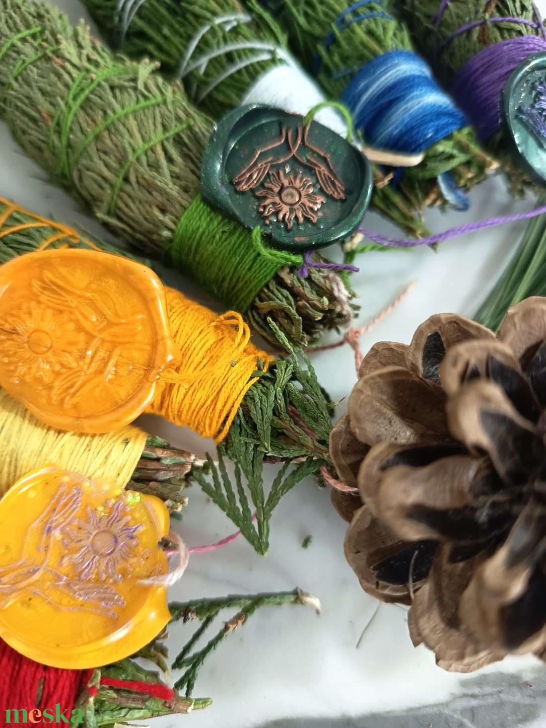 Csakra füstölő szett  - otthon & életmód - dekoráció - spiritualitás - füstölő és füstölőtartó - Meska.hu