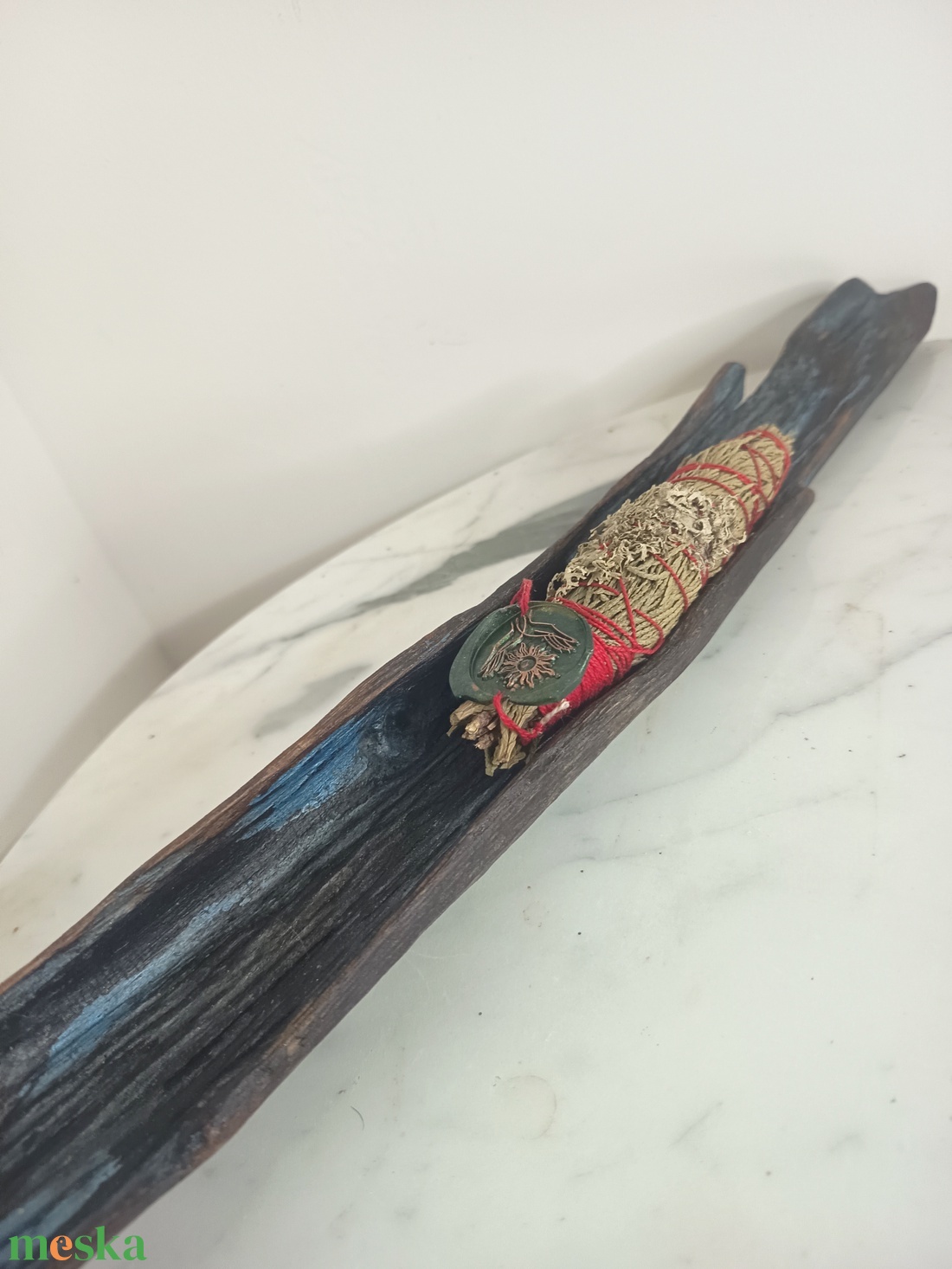 Végtelen kék füstölőtartó - otthon & életmód - dekoráció - spiritualitás - füstölő és füstölőtartó - Meska.hu