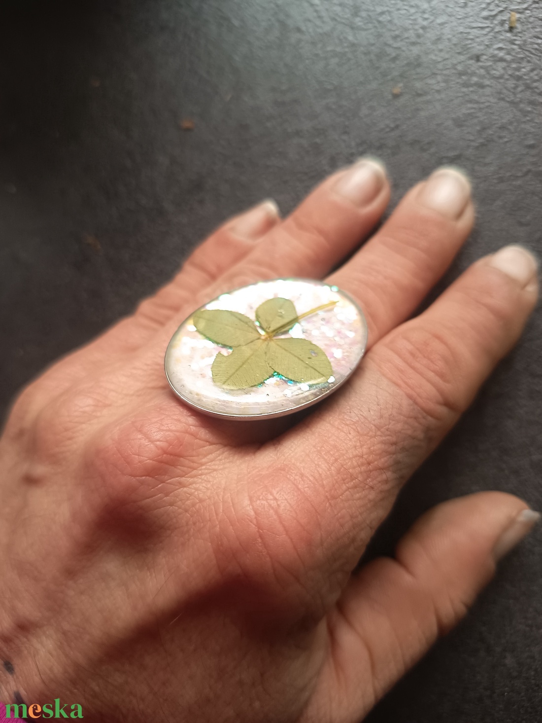 Szerencsehozó gyűrű  - ékszer - gyűrű - figurális gyűrű - Meska.hu