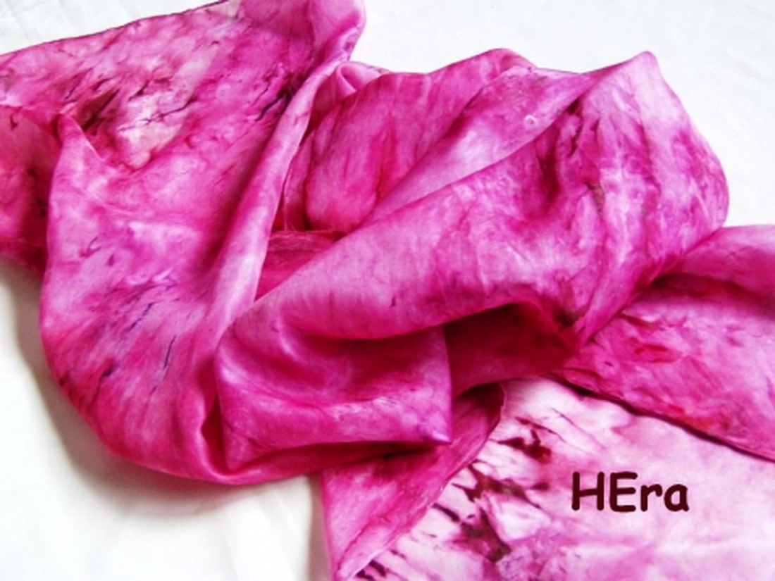 Kasvirág hernyóselyem sál -  - Meska.hu