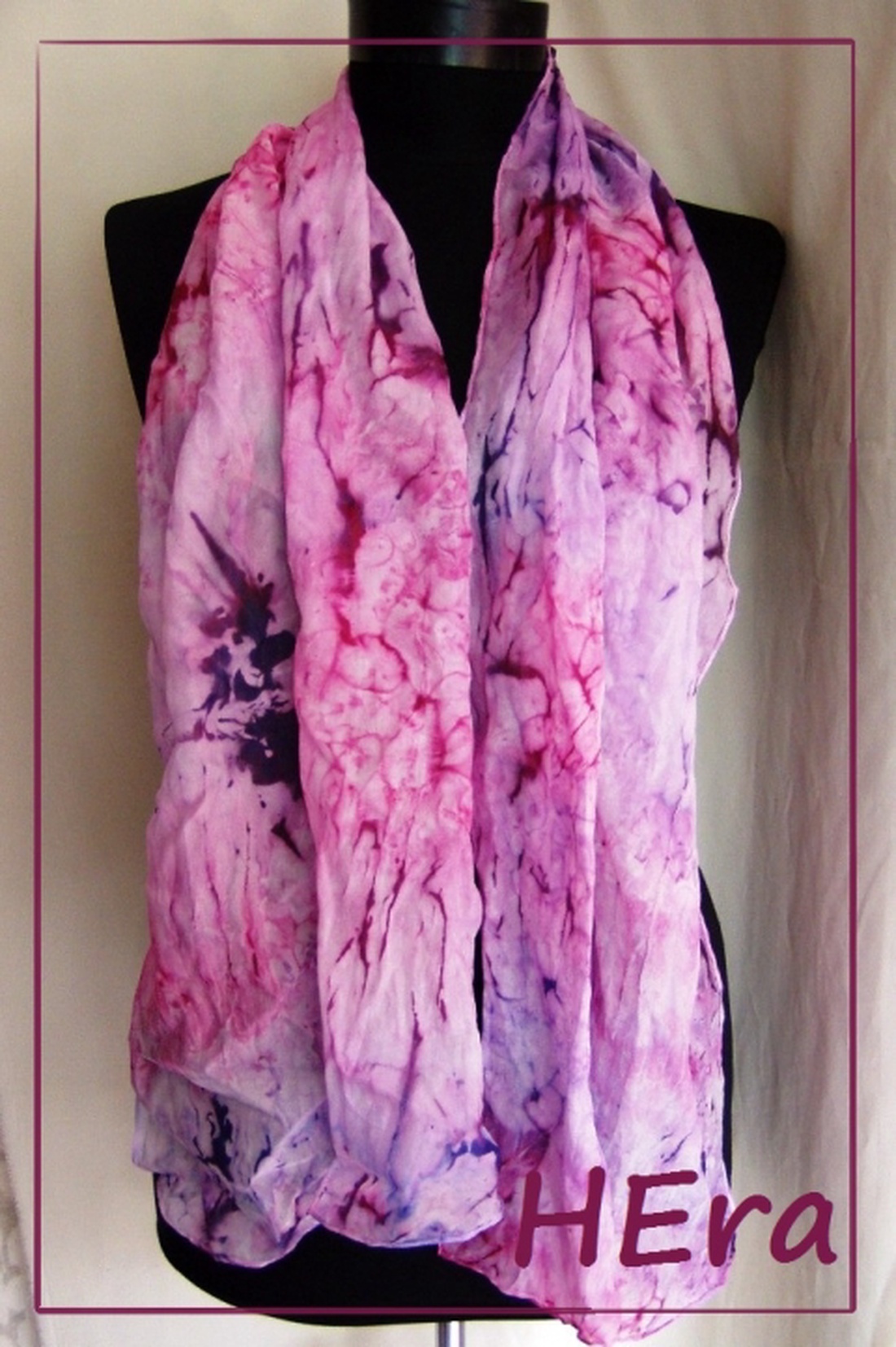 Áfonya hernyóselyem stóla -  - Meska.hu