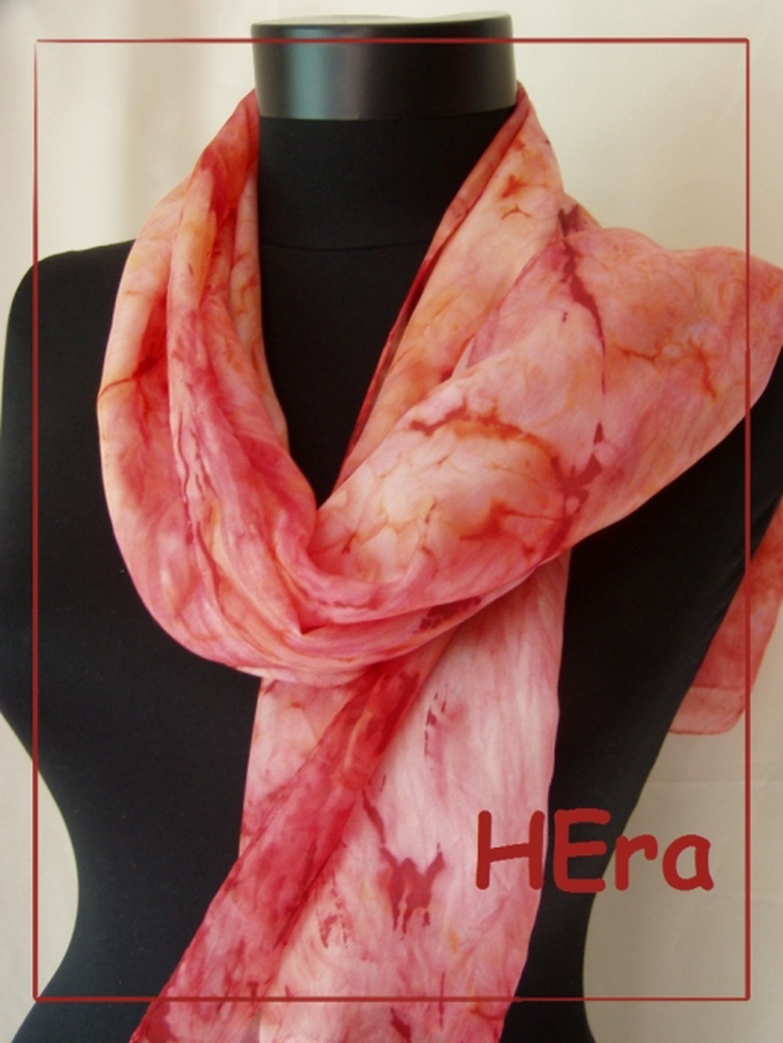 Vadnarancs hernyóselyem sál -  - Meska.hu