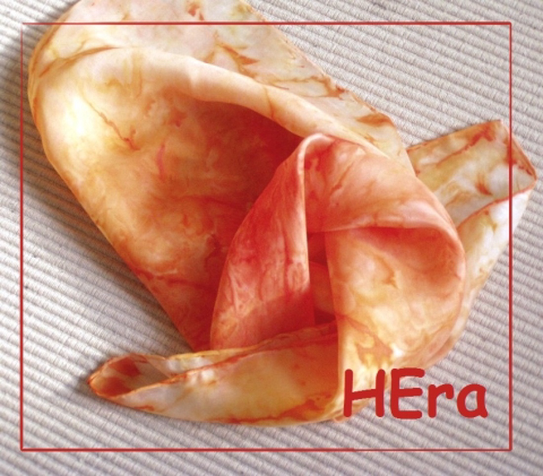 Sárga zselé hernyóselyem kendő -  - Meska.hu