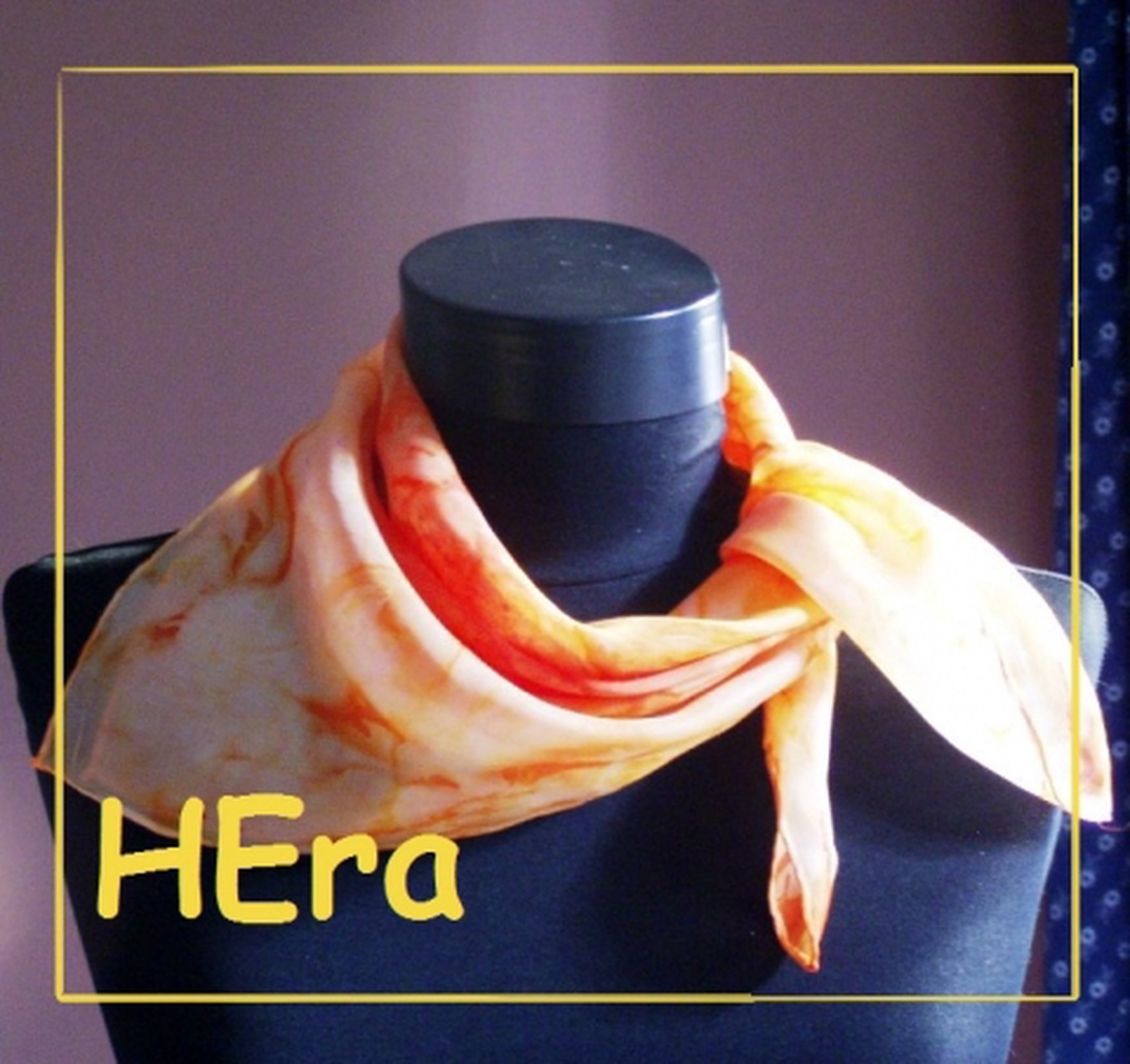 Sárga zselé hernyóselyem kendő -  - Meska.hu