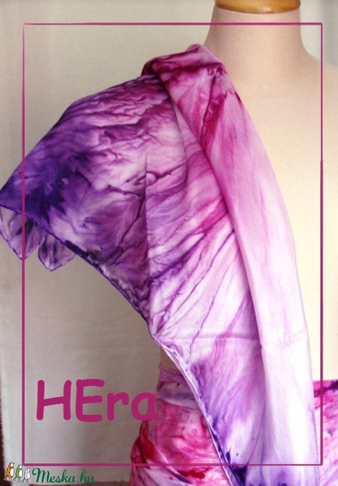 LEFOGLALVA Álom hernyóselyem kendő -  - Meska.hu