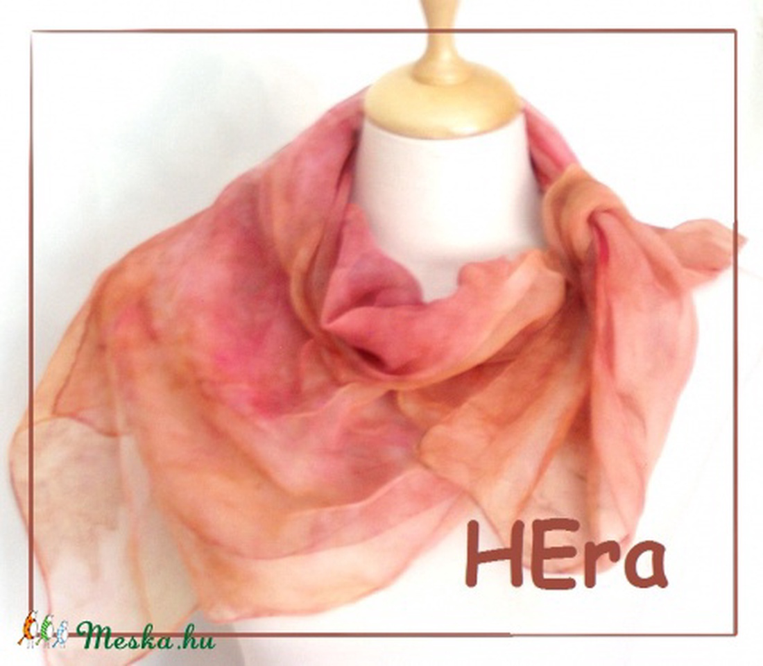 Hagymácska hernyóselyem kendő -  - Meska.hu