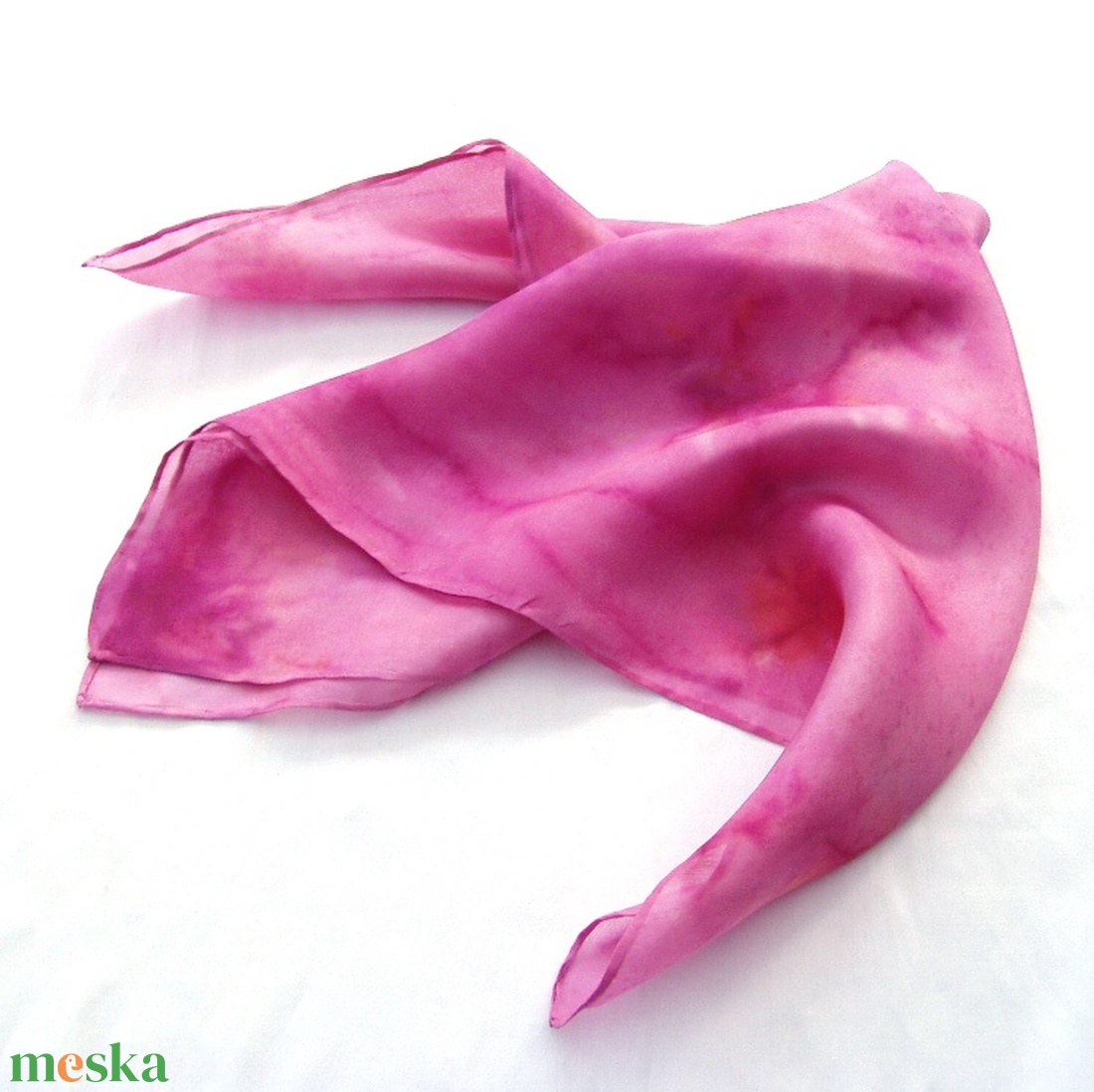 Pink hernyóselyem kendő - ruha & divat - sál, sapka, kendő - kendő - Meska.hu