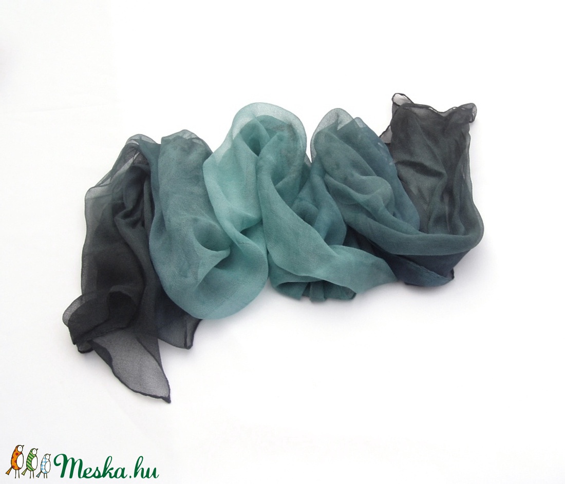 Kék tangó hernyóselyem chiffon stóla - ruha & divat - sál, sapka, kendő - stóla - Meska.hu Kék tangó hernyóselyem chiffon stóla - ruha & divat - sál, sapka, kendő - stóla - Meska.hu