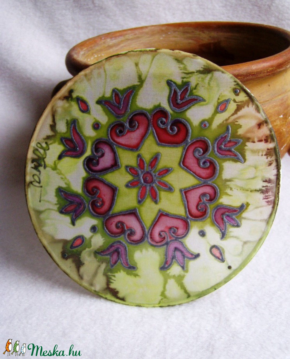 Mandala selyem ablakkép - - Meska.hu Mandala selyem ablakkép - - Meska.hu