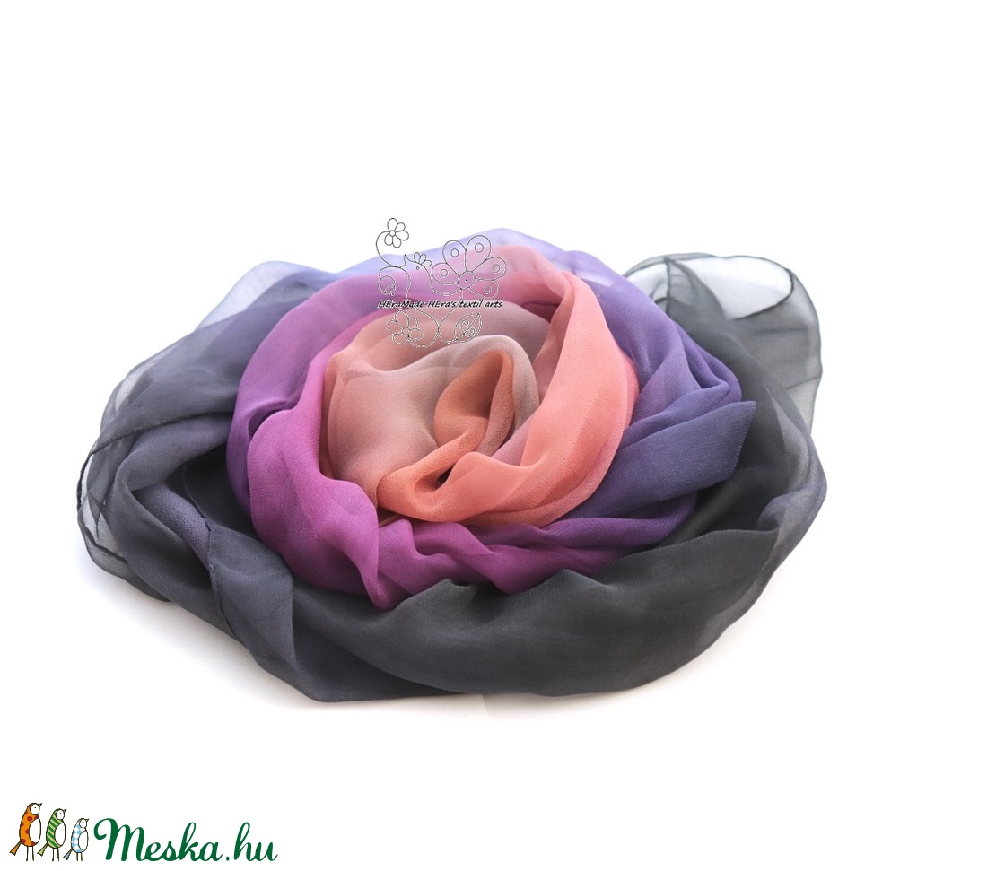 Színkavalkád hernyóselyem chiffon stóla - ruha & divat - sál, sapka, kendő - stóla - Meska.hu Színkavalkád hernyóselyem chiffon stóla - ruha & divat - sál, sapka, kendő - stóla - Meska.hu