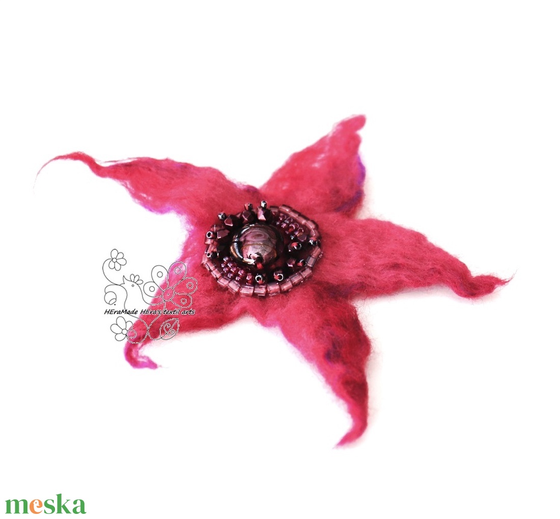 Pink nemez kitűző óriás bross hajékszer - ékszer - kitűző és bross - kitűző - Meska.hu Pink nemez kitűző óriás bross hajékszer - ékszer - kitűző és bross - kitűző - Meska.hu