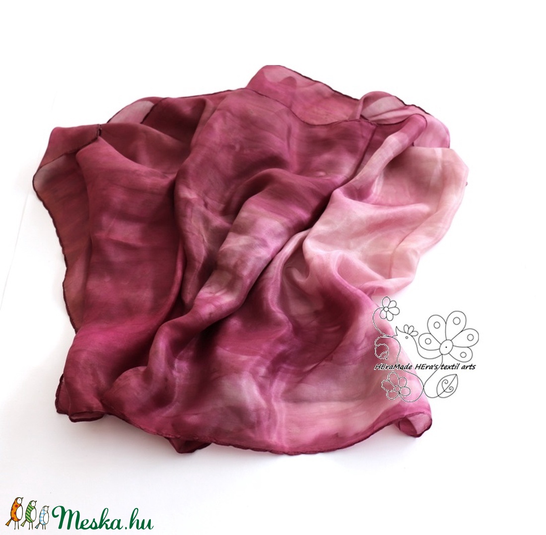 Bordó ombre elegáns hernyóselyem stóla - ruha & divat - sál, sapka, kendő - stóla - Meska.hu Bordó ombre elegáns hernyóselyem stóla - ruha & divat - sál, sapka, kendő - stóla - Meska.hu