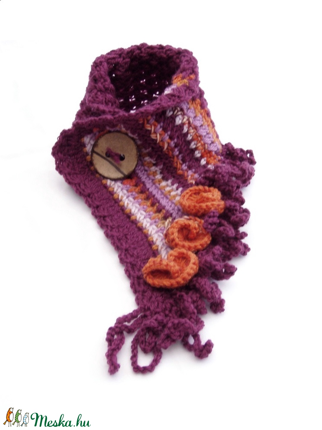 Horgolt boho nyakmelegítő (MINTA) - diy (csináld magad) - szabásminta, útmutató - szabásminta, útmutató - Meska.hu