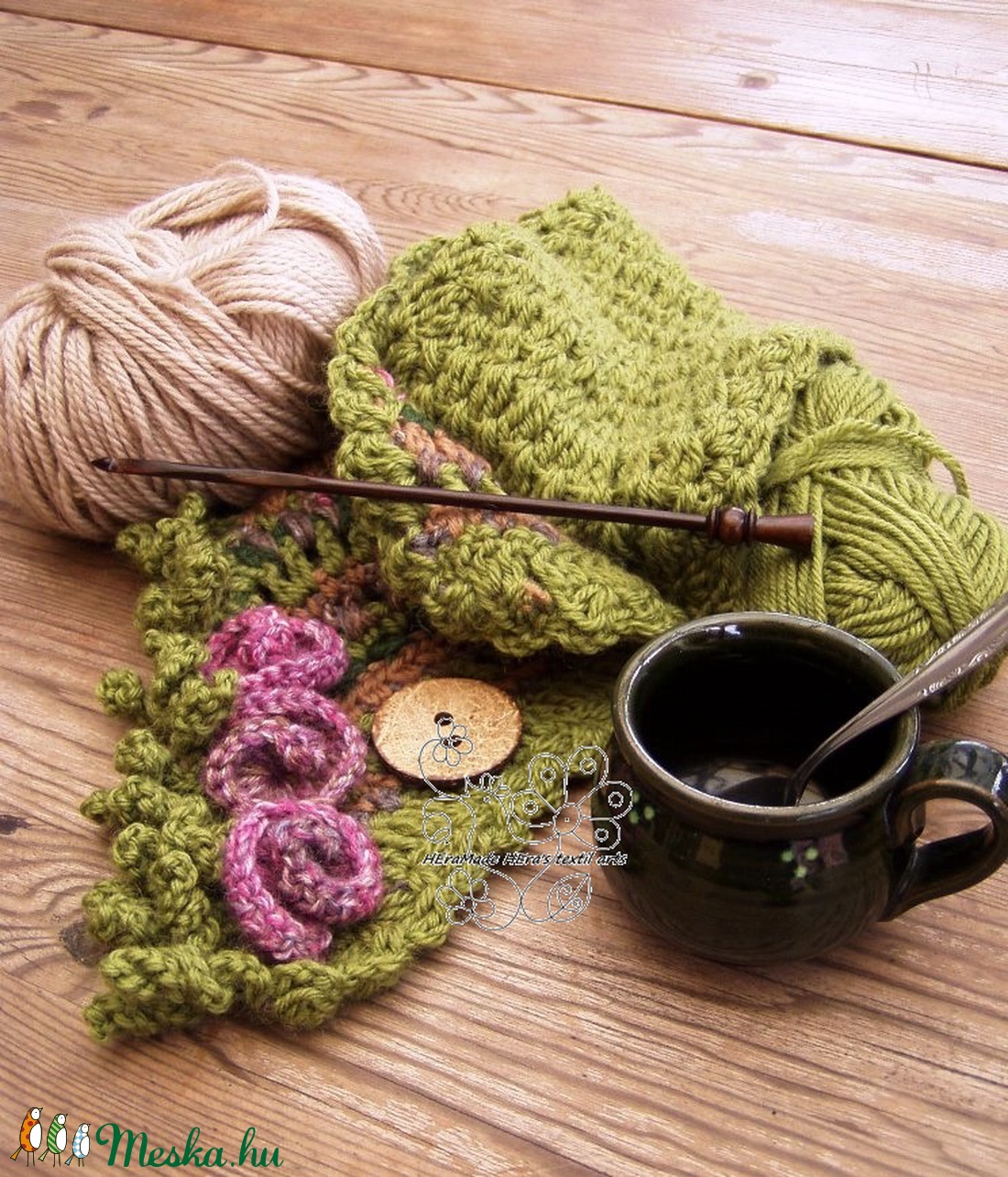 Horgolt boho nyakmelegítő (MINTA) - diy (csináld magad) - szabásminta, útmutató - szabásminta, útmutató - Meska.hu