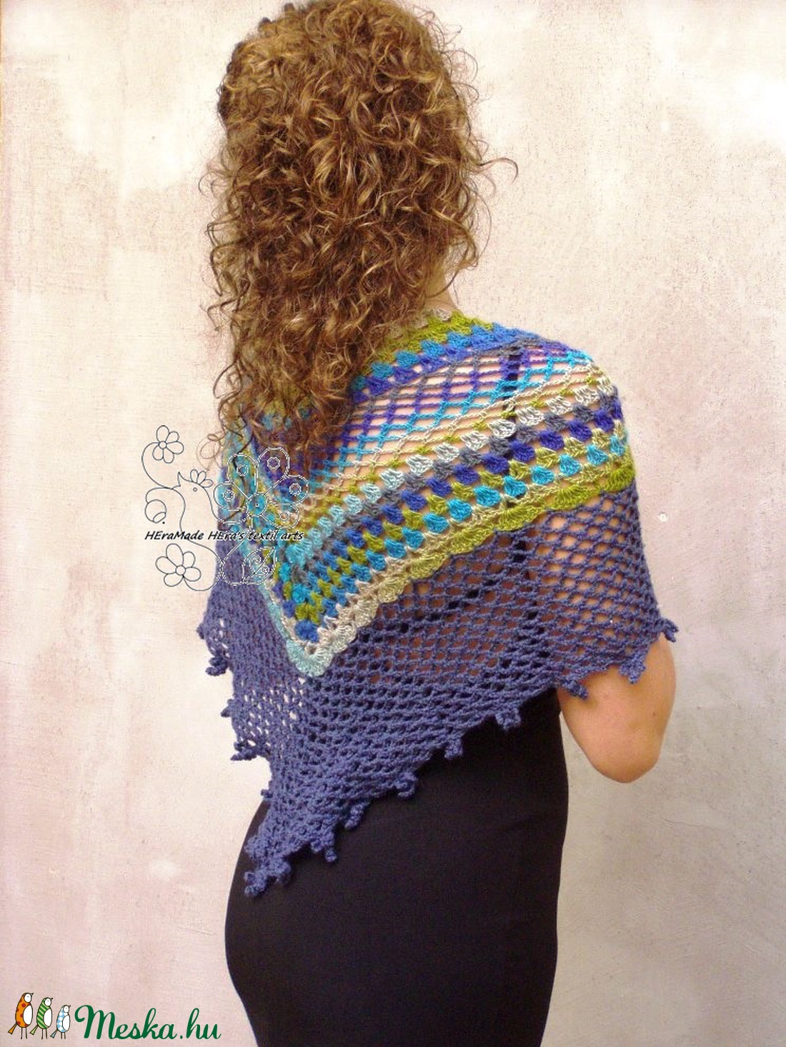 Horgolt boho kendő (MINTA) - diy (leírások) - szabásminta, útmutató - szabásminta, útmutató - Meska.hu Horgolt boho kendő (MINTA) - diy (leírások) - szabásminta, útmutató - szabásminta, útmutató - Meska.hu