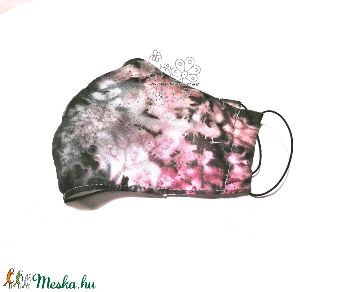 Maszk hernyóselyemből, szájmaszk ünnepi alkalomra, mosható maszk  - női - női - Meska.hu