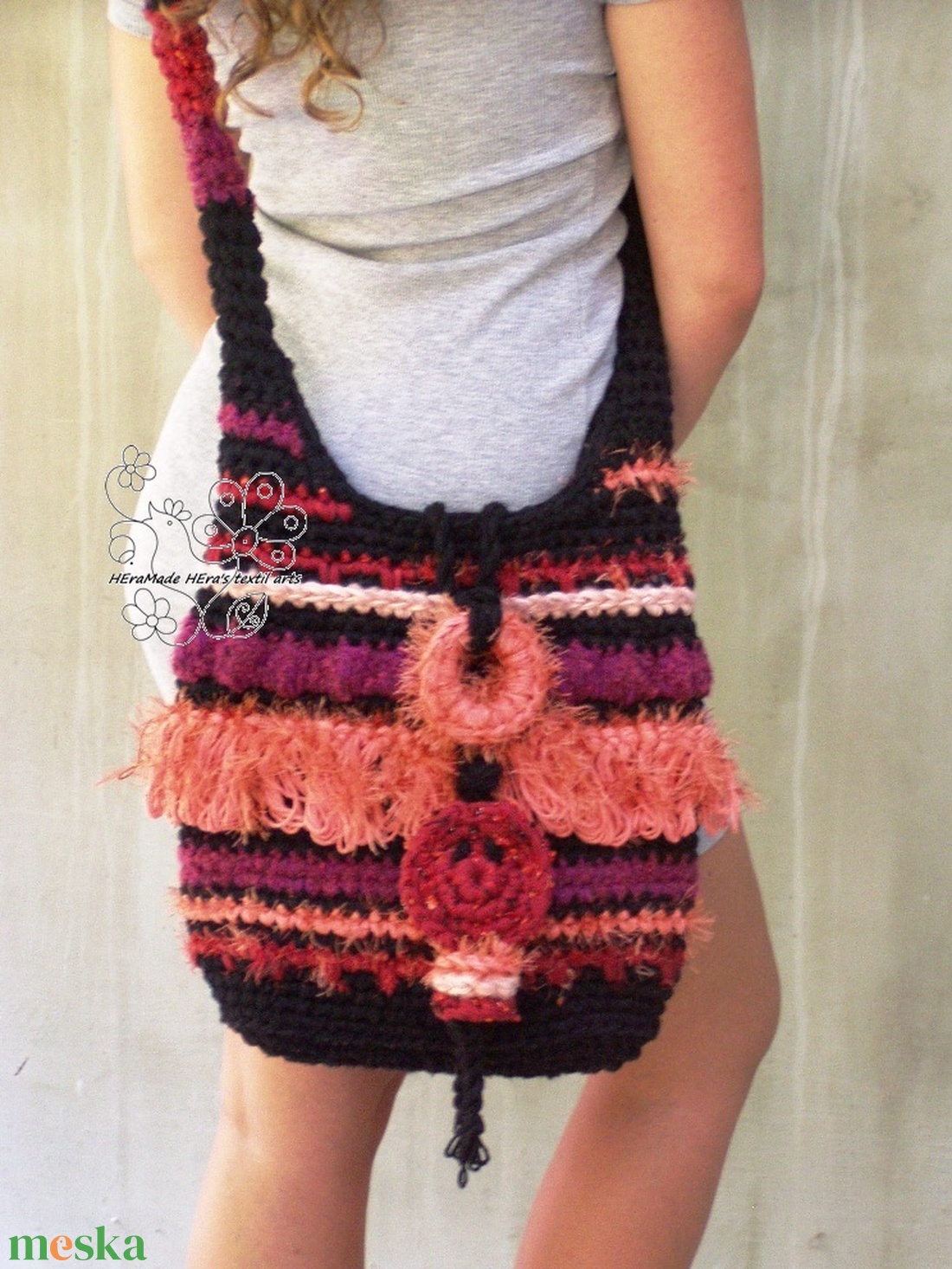 Színkavalkád színes boho hobo táska - táska & tok - kézitáska & válltáska - vállon átvethető táska - Meska.hu Színkavalkád színes boho hobo táska - táska & tok - kézitáska & válltáska - vállon átvethető táska - Meska.hu