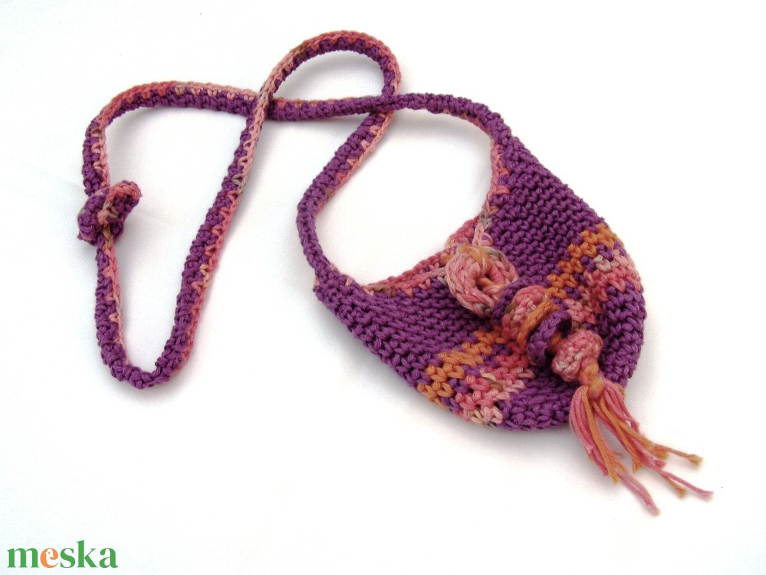 Pink boho rojtos övtáska - táska & tok - övtáska - Meska.hu