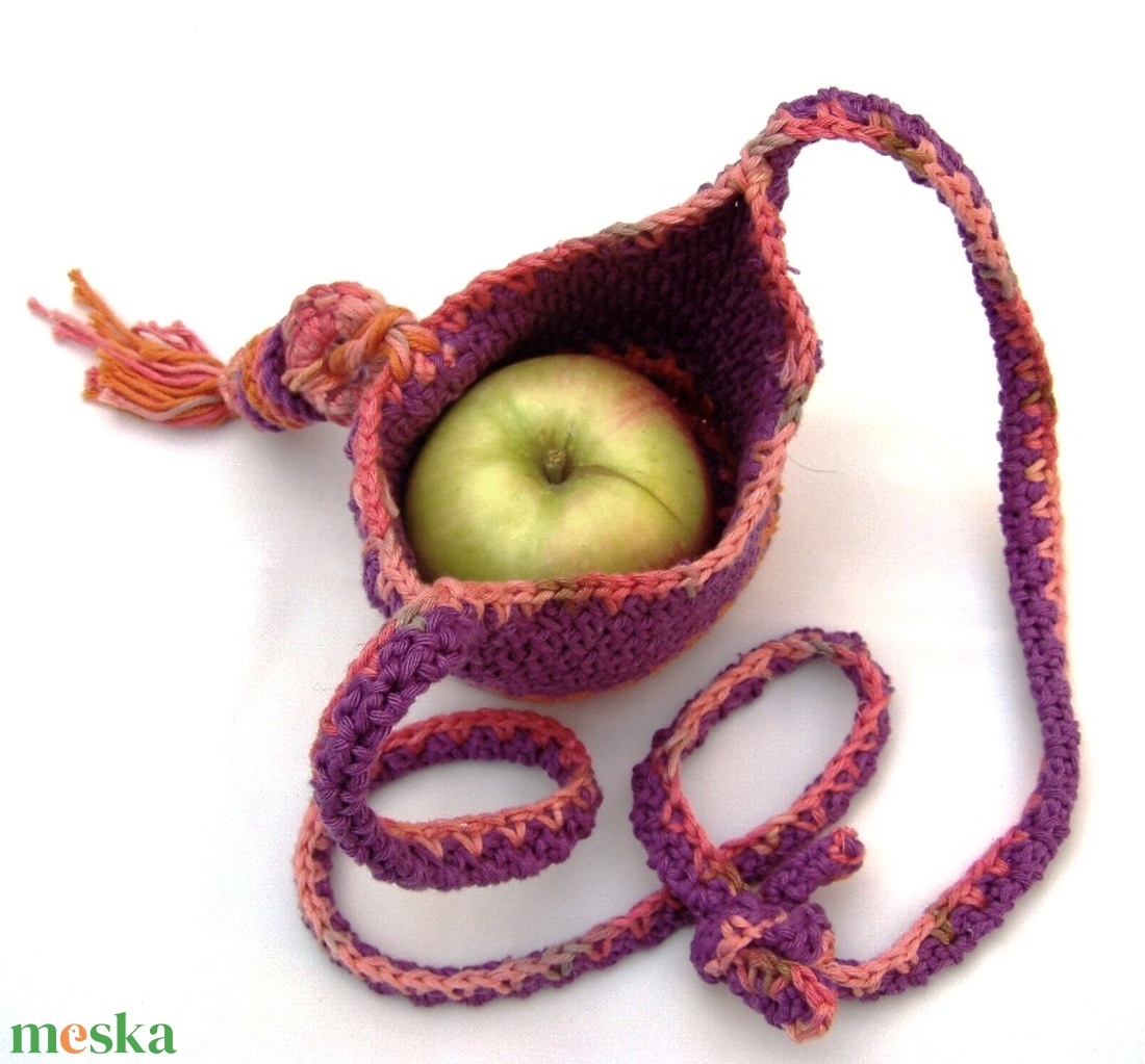 Pink boho rojtos övtáska - táska & tok - övtáska - Meska.hu