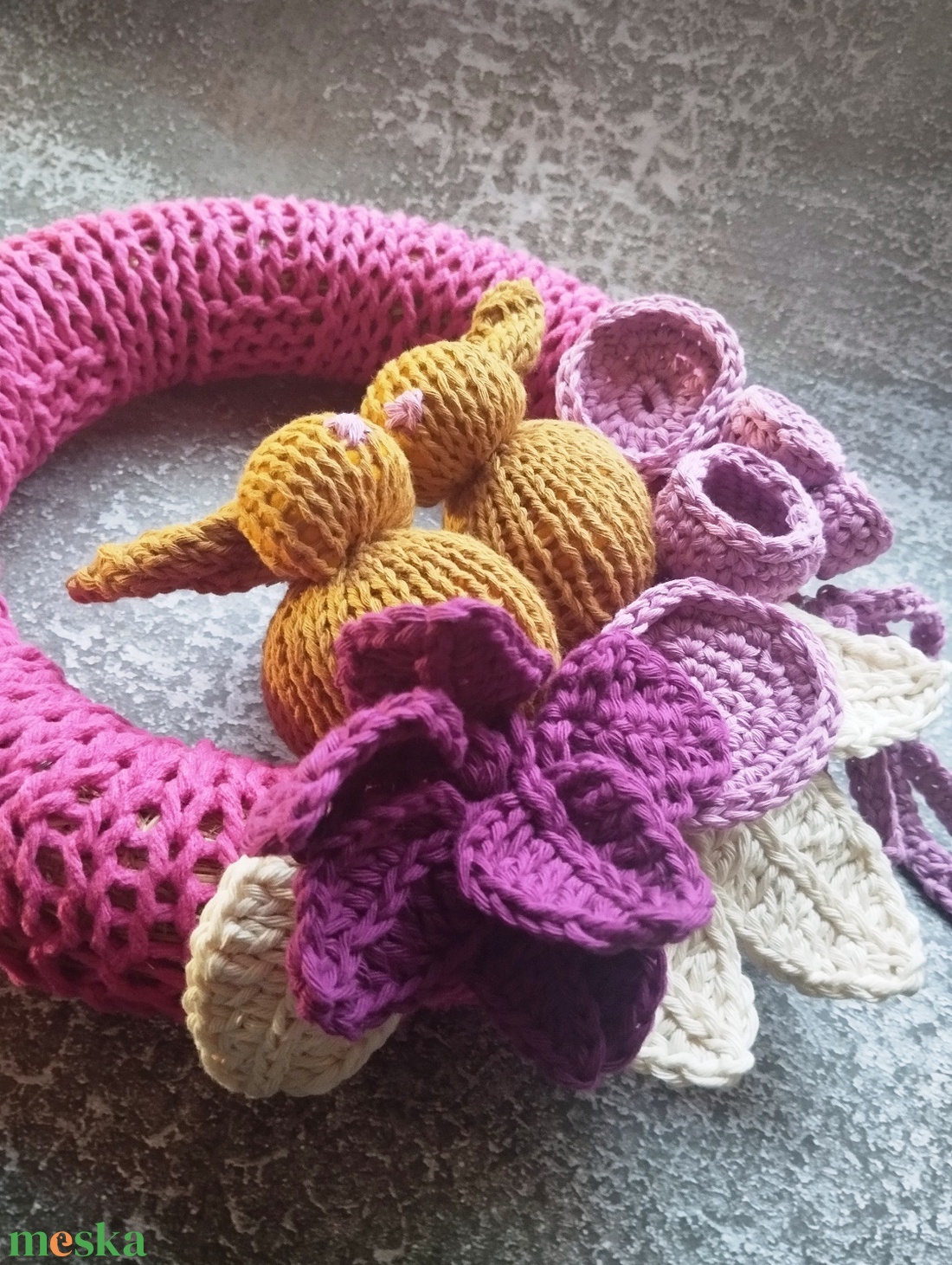 Pink húsvéti kopogtató ajtódísz dekoráció koszorú nyúlpárral - otthon & életmód - dekoráció - virágdísz és tartó - koszorú - Meska.hu Pink húsvéti kopogtató ajtódísz dekoráció koszorú nyúlpárral - otthon & életmód - dekoráció - virágdísz és tartó - koszorú - Meska.hu