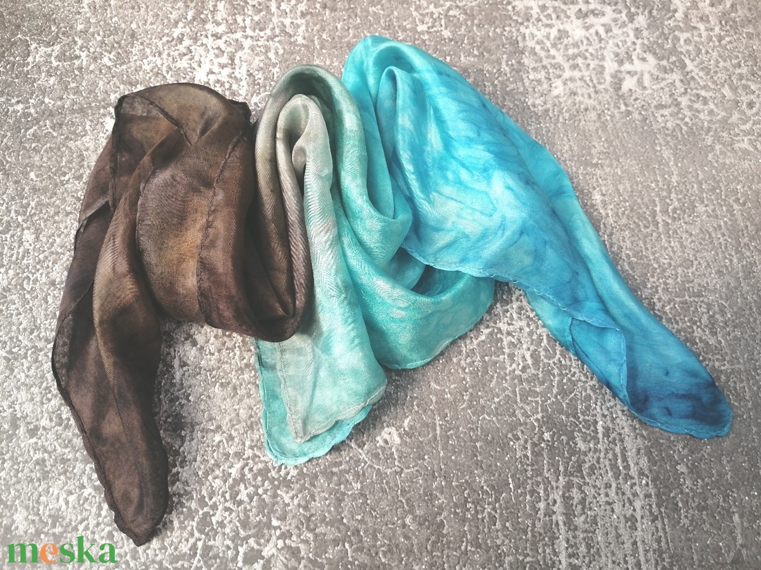 Balaton-part hernyóselyem kendő - ruha & divat - sál, sapka, kendő - kendő - Meska.hu