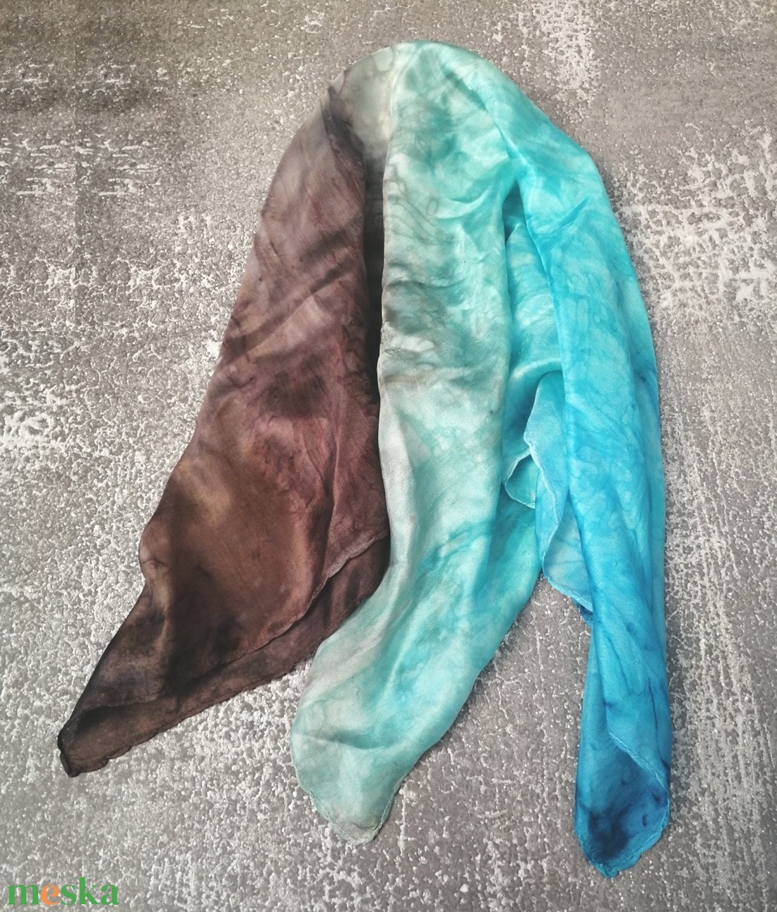 Balaton-part hernyóselyem kendő - ruha & divat - sál, sapka, kendő - kendő - Meska.hu