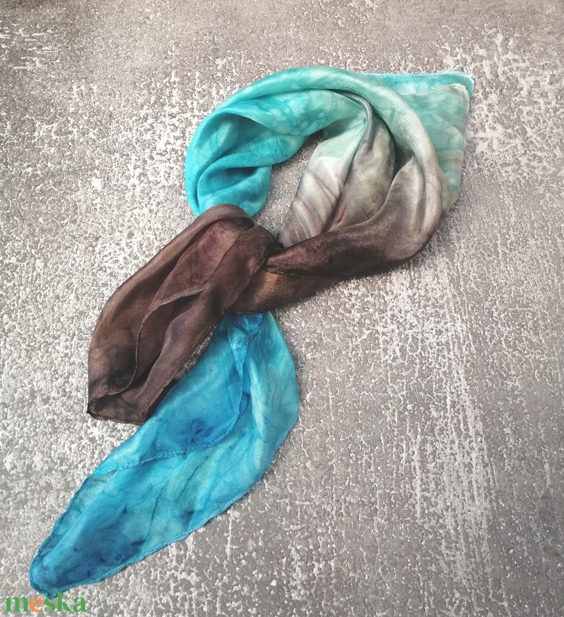 Balaton-part hernyóselyem kendő - ruha & divat - sál, sapka, kendő - kendő - Meska.hu