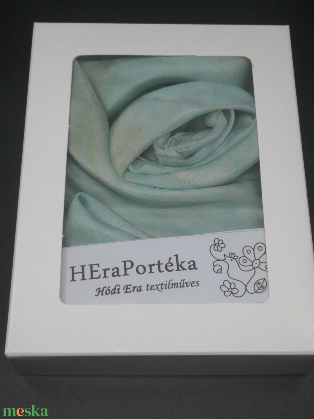 Pasztell márványos hatású hernyóselyem kendő megrendelésre készítés - ruha & divat - sál, sapka, kendő - sál - Meska.hu