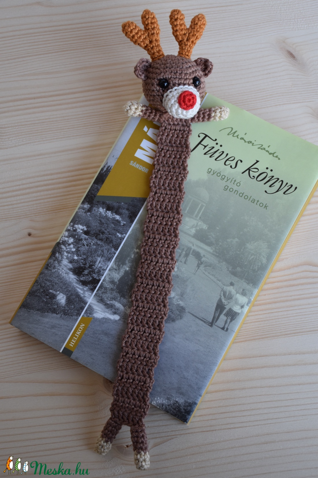 Horgolt rénszarvasos könyvjelző - otthon & életmód - papír, írószer - Meska.hu Horgolt rénszarvasos könyvjelző - otthon & életmód - papír, írószer - Meska.hu