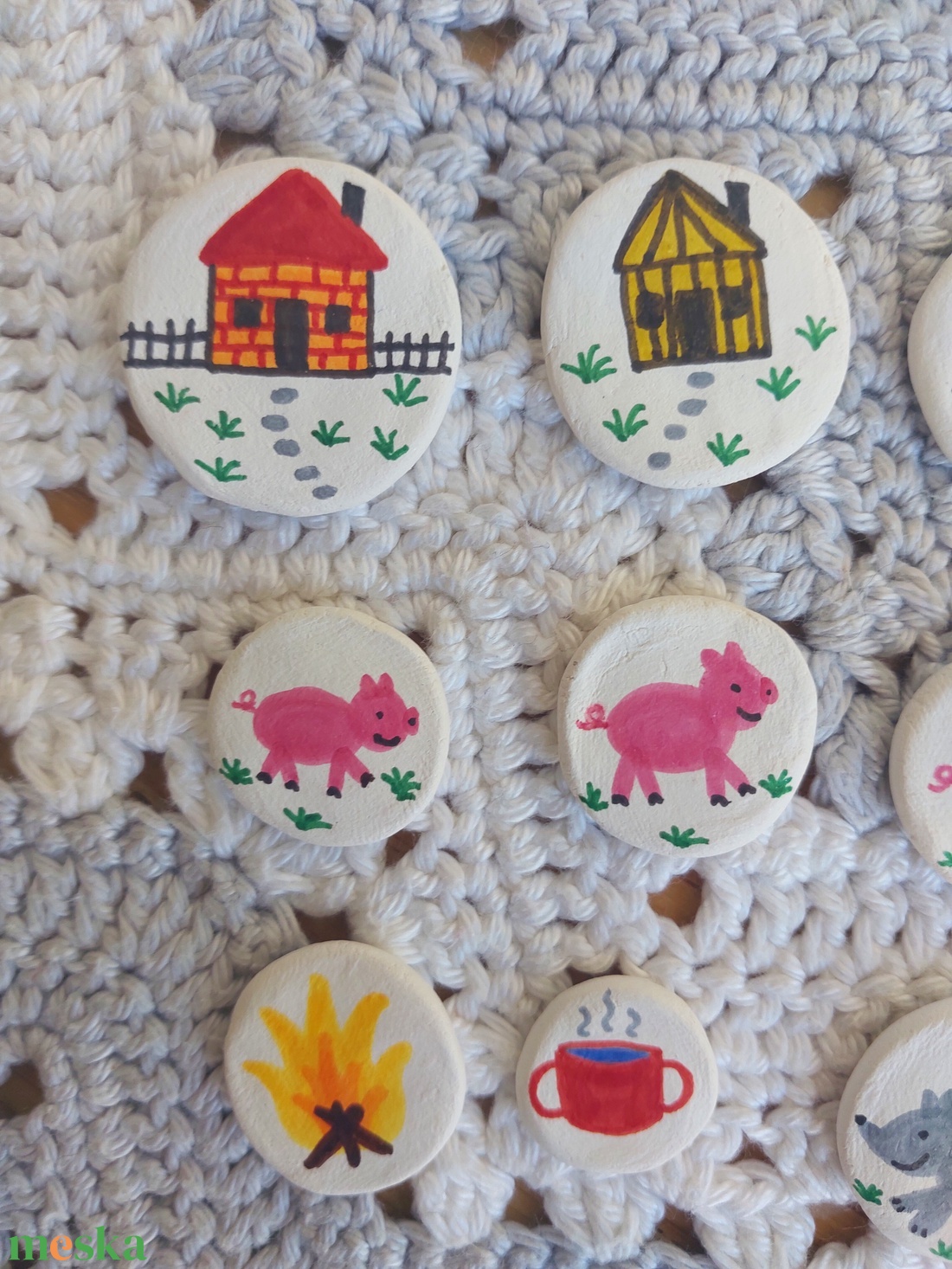 Mesekavics: A három kismalac és a farkas  - játék & sport - készségfejlesztő és logikai játék - oktató játékok - Meska.hu