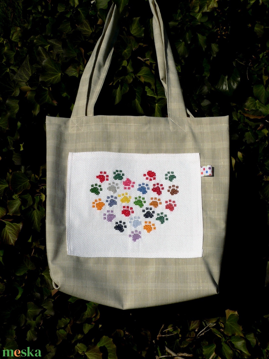I LOVE CATS / DOGS. Vidám cicamancsos/kutyamancsos XXL shopper. - táska & tok - bevásárlás & shopper táska - shopper, textiltáska, szatyor - Meska.hu I LOVE CATS / DOGS. Vidám cicamancsos/kutyamancsos XXL shopper. - táska & tok - bevásárlás & shopper táska - shopper, textiltáska, szatyor - Meska.hu
