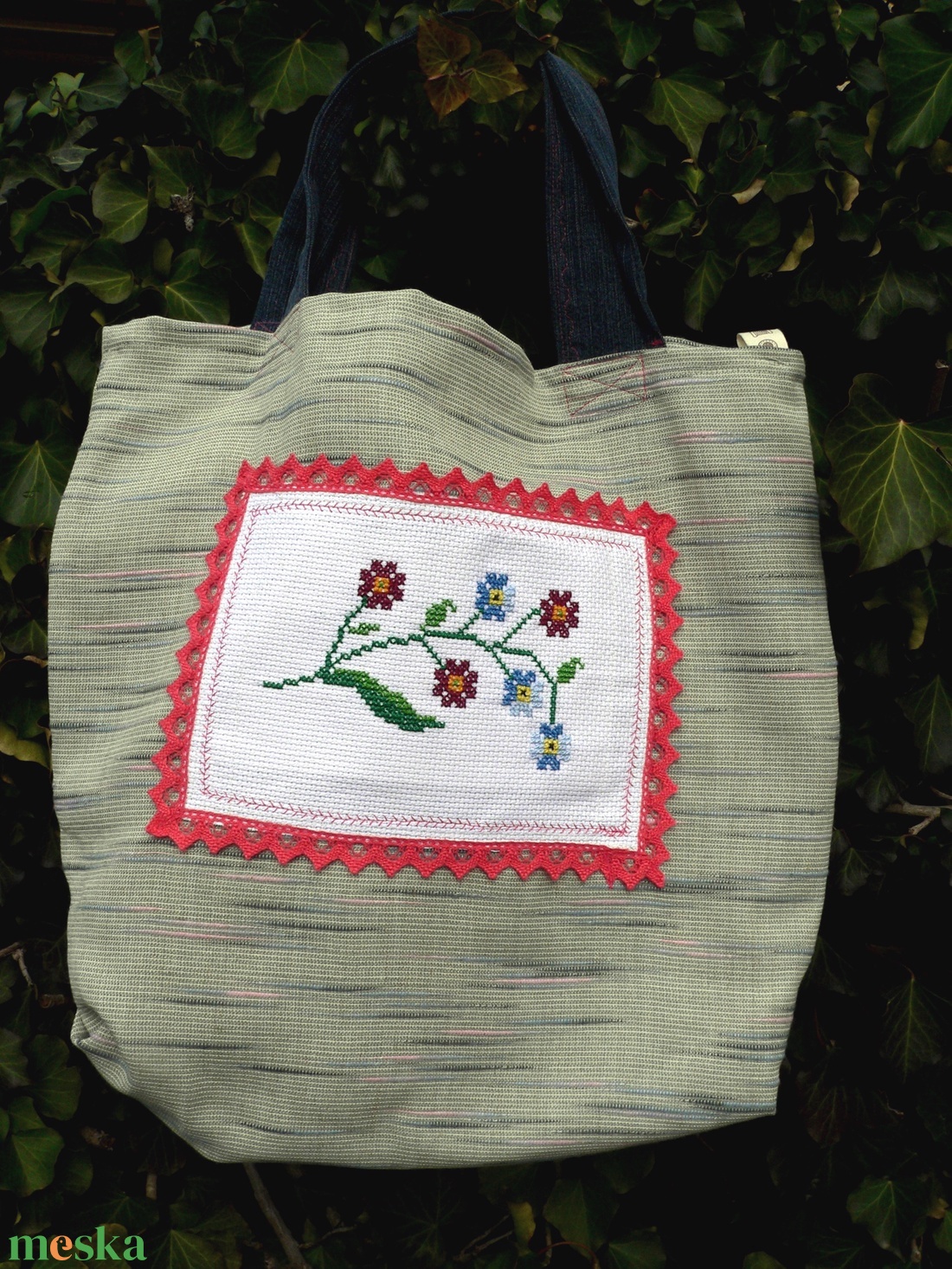 FORGET-ME-NOT. Nefelejcses shopper. - táska & tok - bevásárlás & shopper táska - shopper, textiltáska, szatyor - Meska.hu FORGET-ME-NOT. Nefelejcses shopper. - táska & tok - bevásárlás & shopper táska - shopper, textiltáska, szatyor - Meska.hu