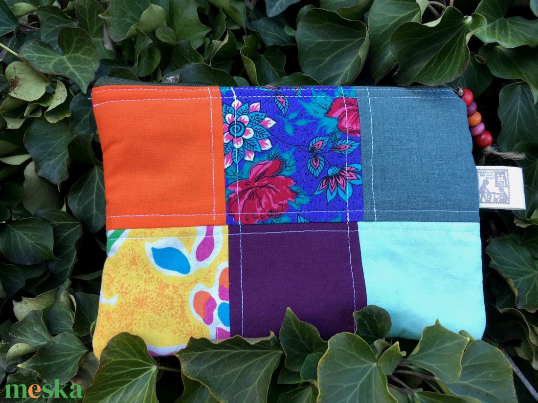 I LOVE COLOURS. Retro patchwork neszi.  - táska & tok - neszesszer - Meska.hu