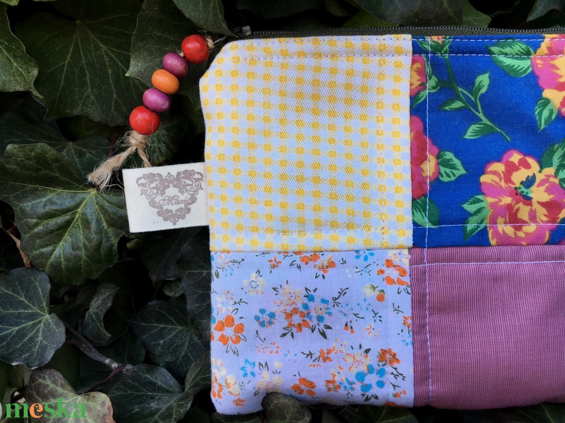 I LOVE COLOURS. Retro patchwork neszi.  - táska & tok - neszesszer - Meska.hu