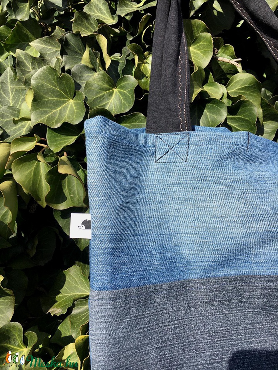 FUSION 52. ------ Lesben álló cicás shopper. - táska & tok - bevásárlás & shopper táska - shopper, textiltáska, szatyor - Meska.hu